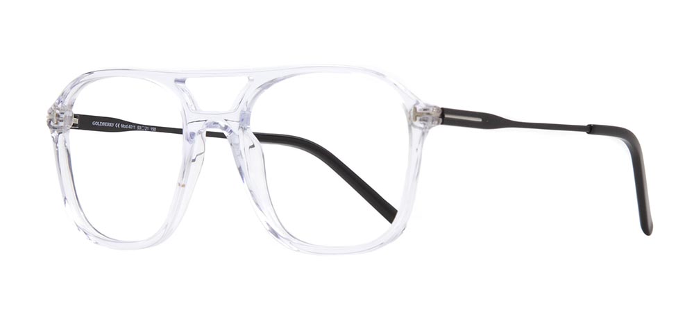 GOLDBERRY Eyeglasses Teenage Man,Woman,Unisex Oval Full-Rimmed Acetate Unfiltered GB 4011-C.06